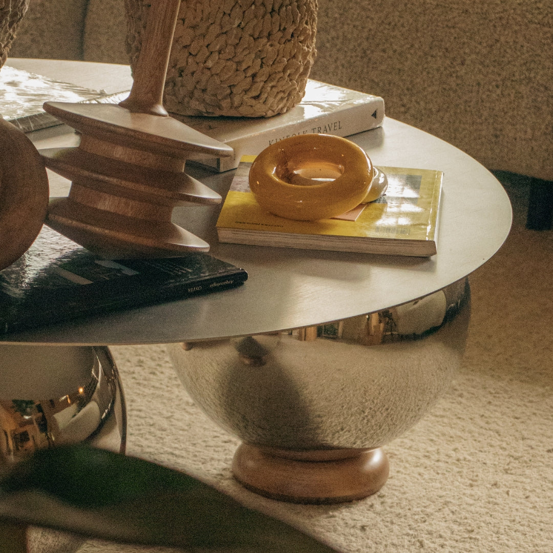 Mesa de centro Barú Acero