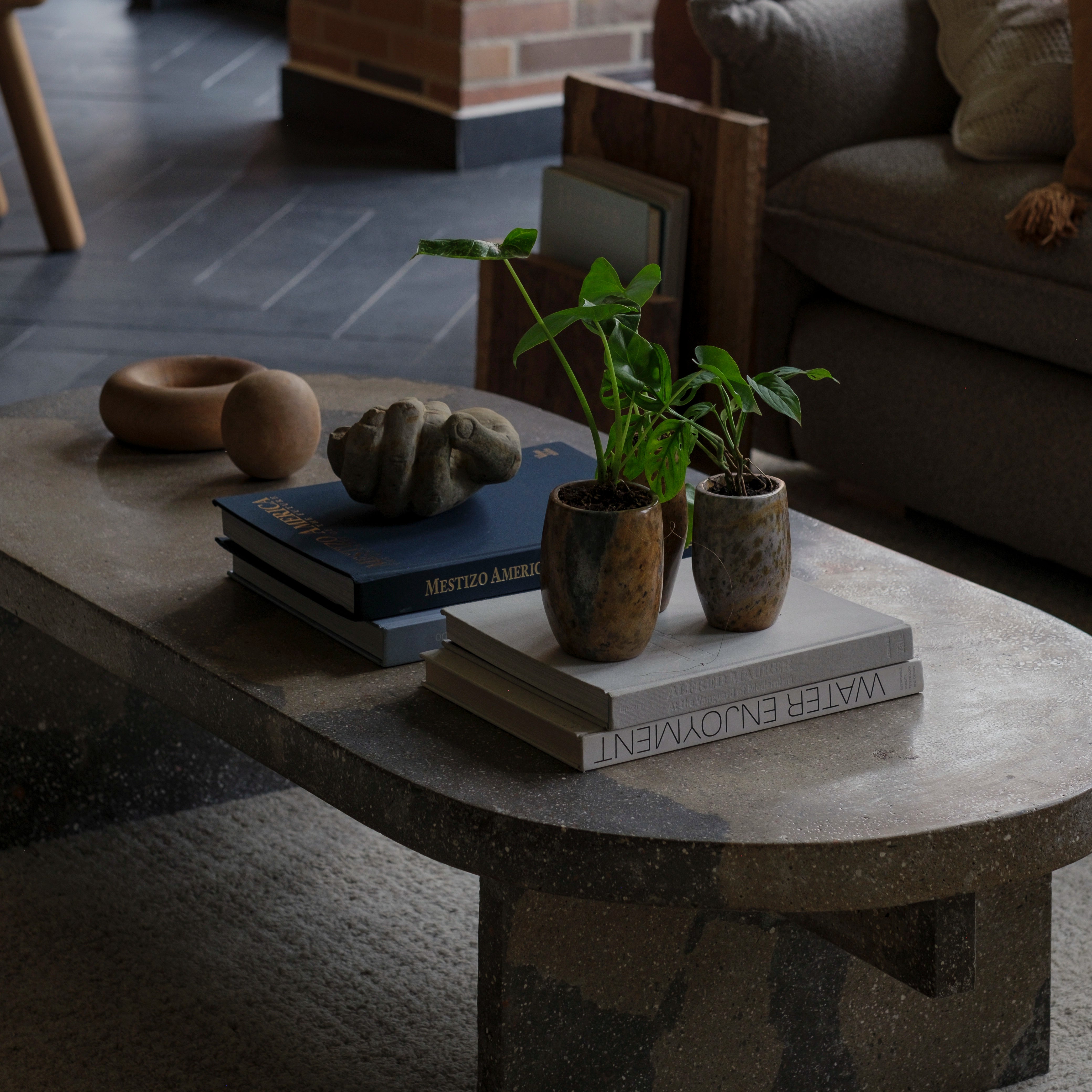 Maceta de mesa Piedra