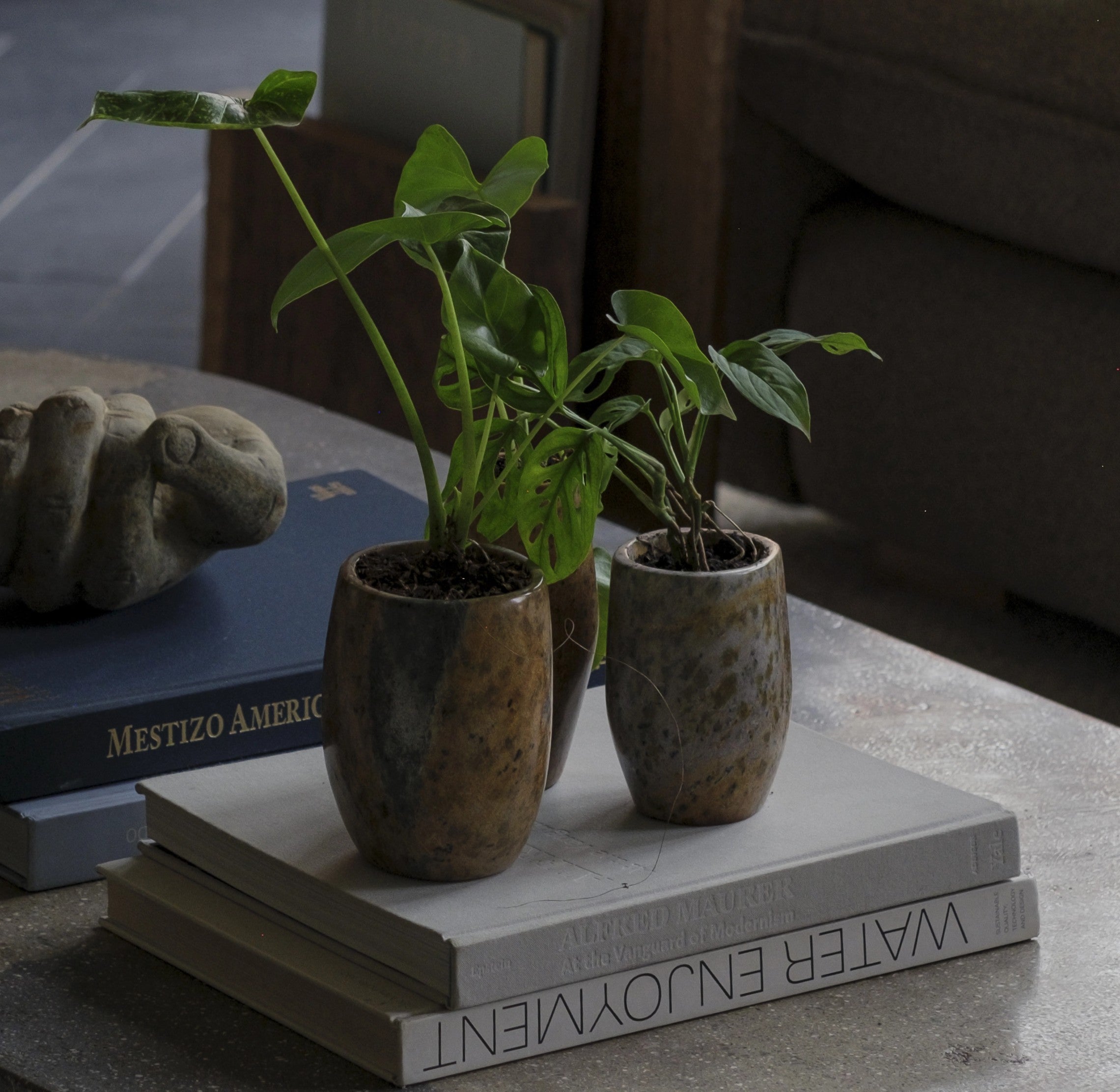 Maceta de mesa Piedra