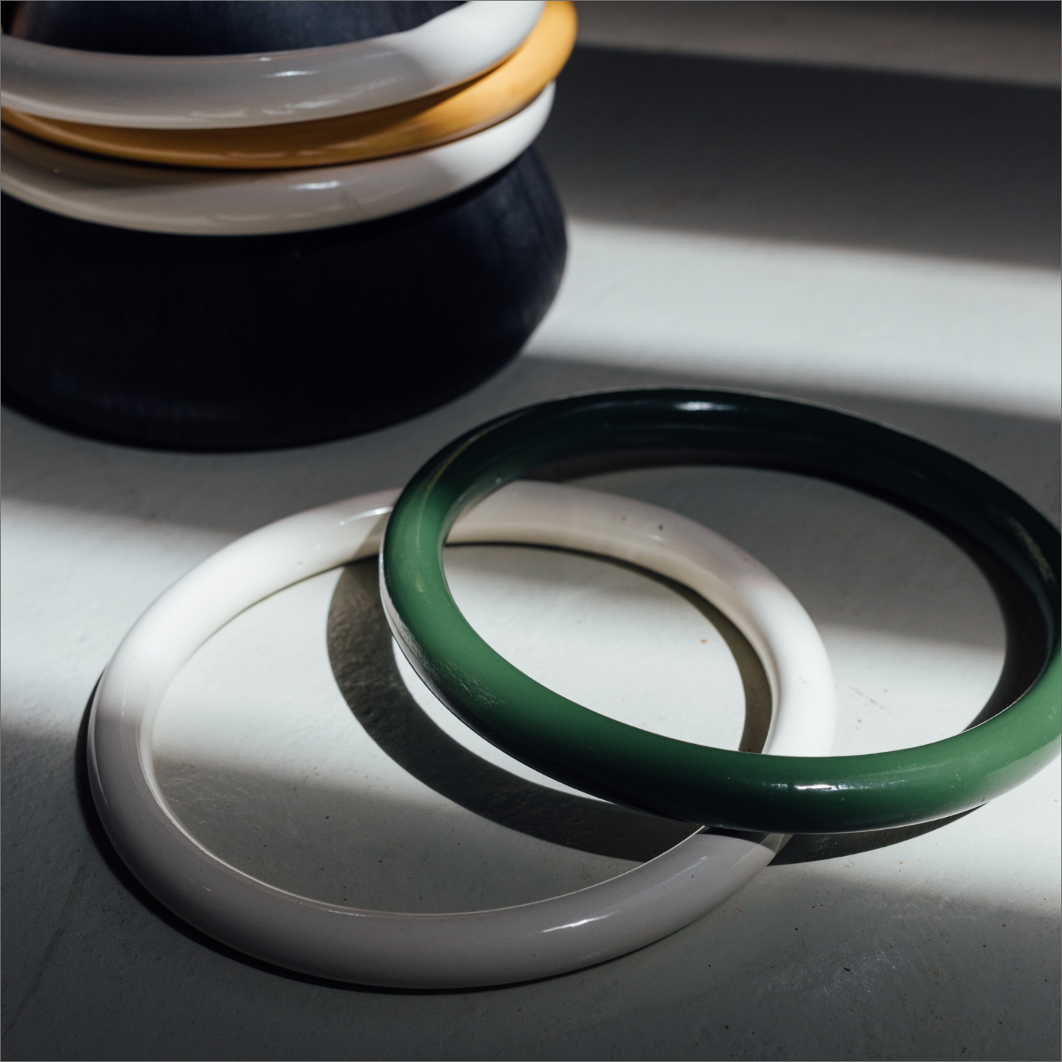 Aros decorativos en cerámica