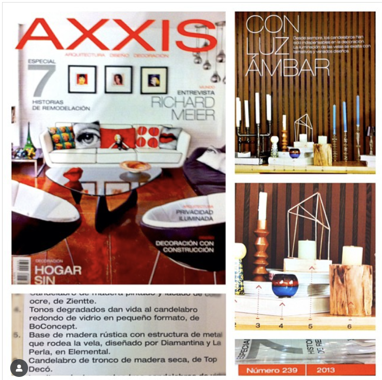 Candelabro Diamantina & La Perla en AXXIS
