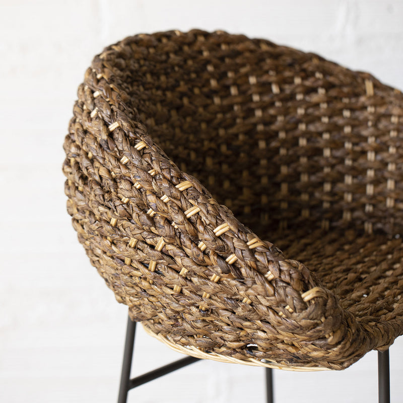 Silla Concha Tejida Barra