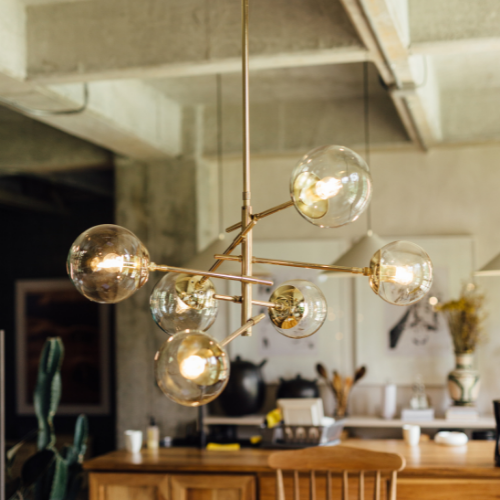 Lámpara de techo Andrómeda 6 Luces